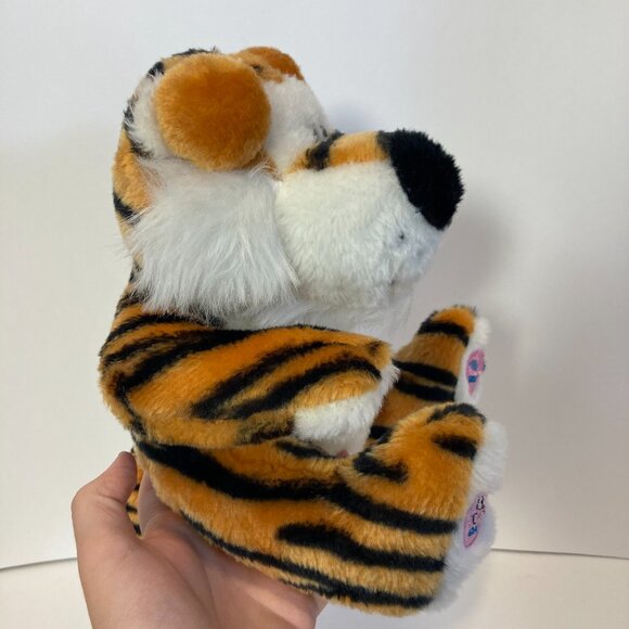 Vintage Smart Planet Tiger Stuffed Plush Radio Speaker 2005 Tested 10" Rare - Picture 10 of 11